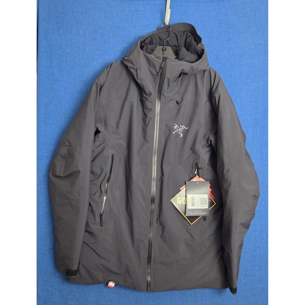 Arc'teryx Fissile Jacket Mens Large Carbon Copy Grey GORE-TEX Down Parka 15878